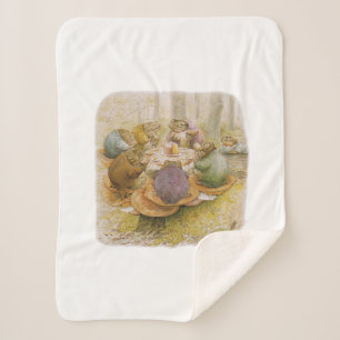 Couverture Sherpa Le Tea Party des crapauds (par Beatrix Potter)