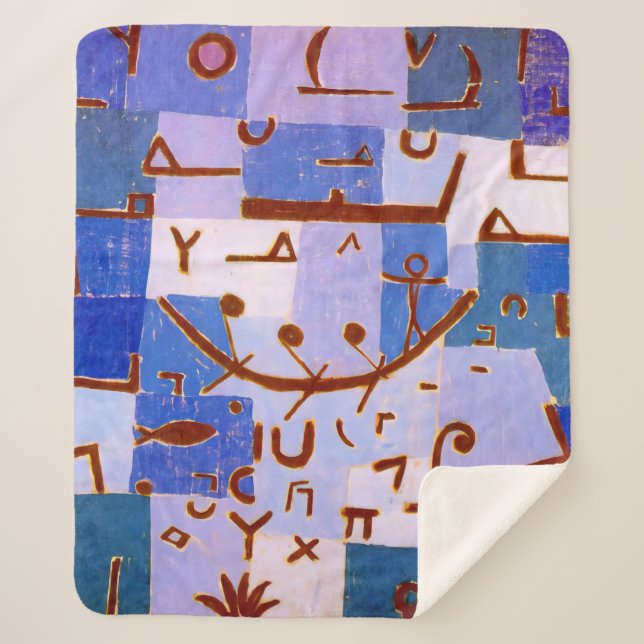 Couverture Sherpa Légende du Nil | Paul Klee | (Devant)