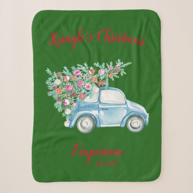Couverture Sherpa L'emporium de Noël de Kringle (Devant)