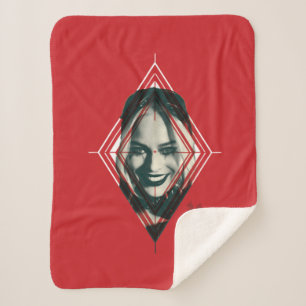 Couverture Sherpa L'équipe du suicide Harley Quinn Diamond Target