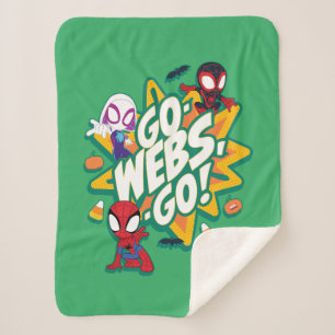 Couverture Sherpa L'équipe Spidey Halloween Go-Webs, c'est parti !
