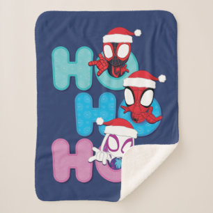 Couverture Sherpa L'équipe Spidey Ho Ho Ho