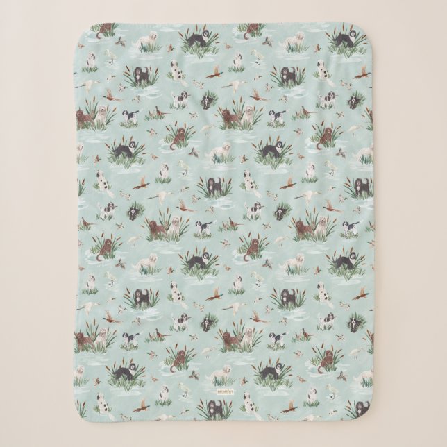 Couverture Sherpa LES BARBETS DANS LE MARAIS Chien animal (Devant)