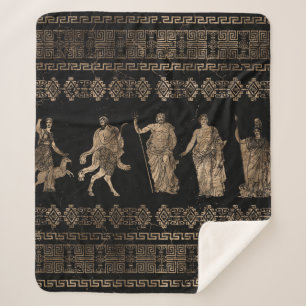 Couverture Sherpa Les divinités grecques et l'ornement de Meander