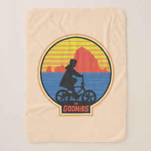Couverture Sherpa Les Goonies Retro Mikey équitation Vélo Graphique