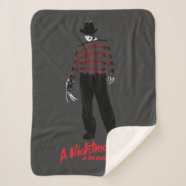 Couverture Sherpa Les Griffes de la nuit | Freddy Krueger (Devant)