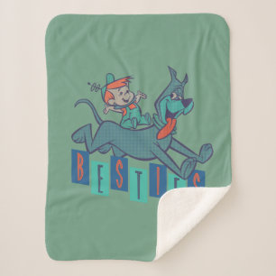 Couverture Sherpa Les Jetsons   Elroy & Astro Besties