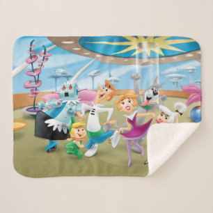 Couverture Sherpa Les Jetsons   Family Dance Party