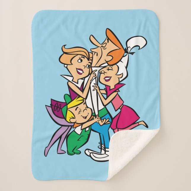 Couverture Sherpa Les Jetsons | La famille (Devant)