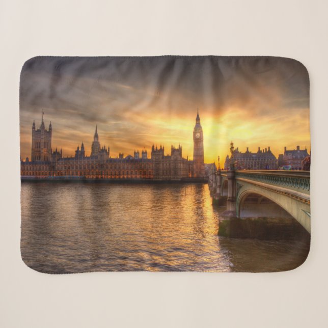 Couverture Sherpa Les monuments | Big Ben & Chambres du Parlement (Devant (Horizontal))