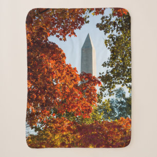 Couverture Sherpa Les monuments Washington Monument en automne