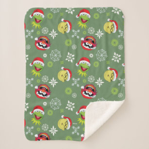 Couverture Sherpa Les Muppets Joyeux Motif de Noël