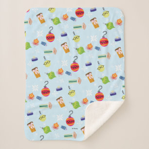 Couverture Sherpa Les Muppets Motif de Noël