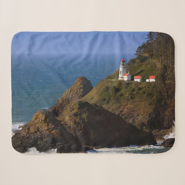 Couverture Sherpa Les phares | Phare de la côte de l'Oregon (Devant (Horizontal))