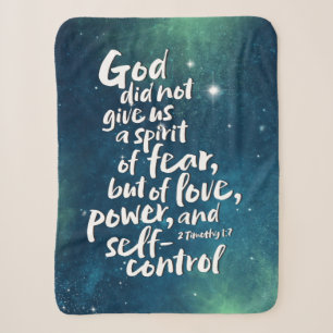 Couverture Sherpa L'Esprit d'Amour de DIEU - AUCUNE PEUR - Verse de 