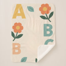 Lettres de l'alphabet bébé IA art