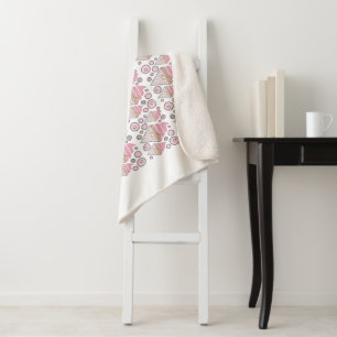 Couverture Sherpa Licorice de glace Sherpa Blanket irrésistible