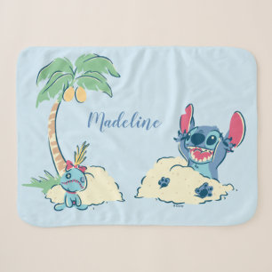 Couverture Sherpa Lilo et Stitch  Ohana signifie famille