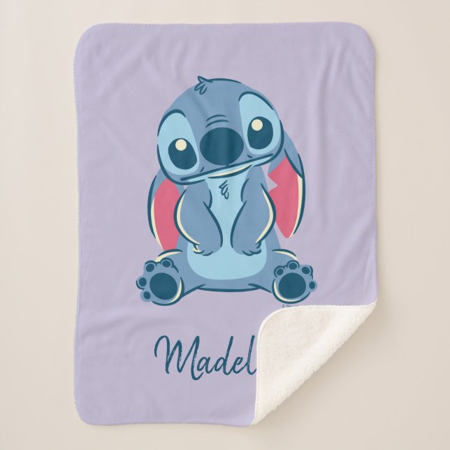 Couverture Sherpa Lilo & Stitch | Stitch (Devant)