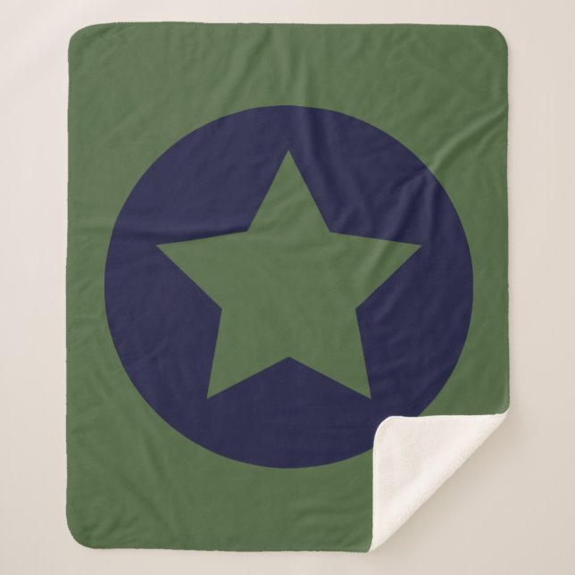 Couverture Sherpa Lit de garçon militaire de l'armée (Devant)