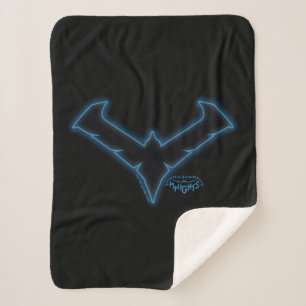 Couverture Sherpa Logo de nuit Gotham Knights