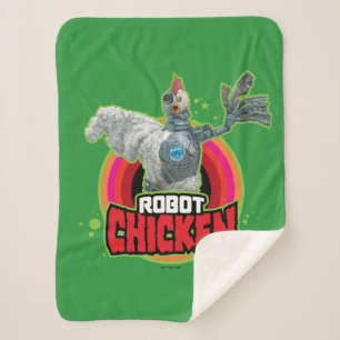 Couverture Sherpa Logo de Robot Chicken Character