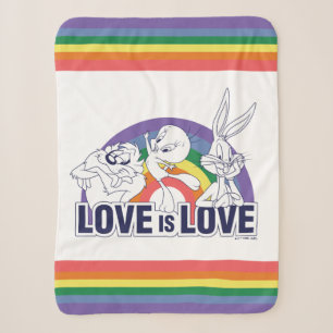 Couverture Sherpa LOONEY TUNES™ - L'amour c'est l'amour