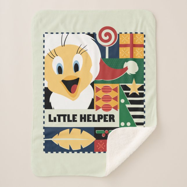 Couverture Sherpa LOONEY TUNES™ TWEETY™ Little Helper (Devant)