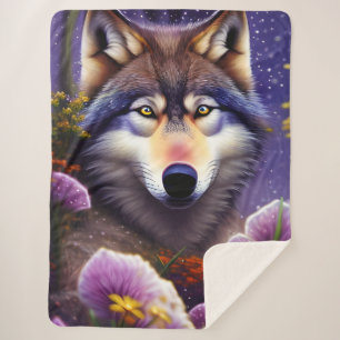 Couverture Sherpa Loup solitaire dans la nuit