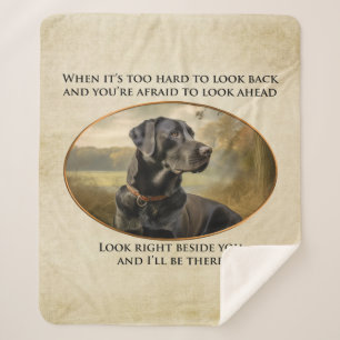 Couverture Sherpa Loyal Black Lab