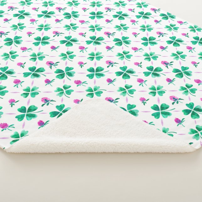 Couverture Sherpa Lucky shamrock (3/4)