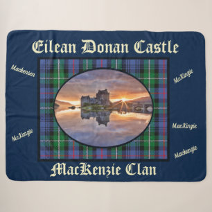Couverture Sherpa MacKenzie Clan's Eilean Donan Castle Tartan