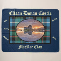 MacRae Clan Tartan du château Eilean Donan