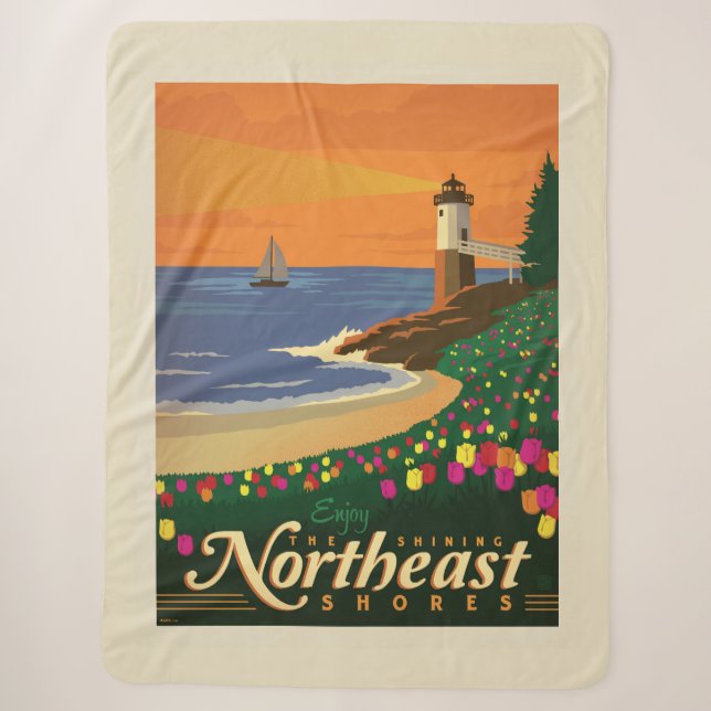 Couverture Sherpa Macy's Flower Show | Nord-Est (Devant)