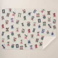 MahJong tuiles photo sur badge arrière - plan