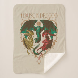 Couverture Sherpa Maison du Dragon Bouclier dragon
