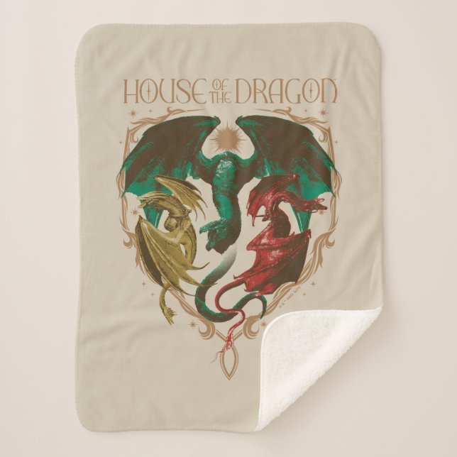 Couverture Sherpa Maison du Dragon | Bouclier dragon (Devant)