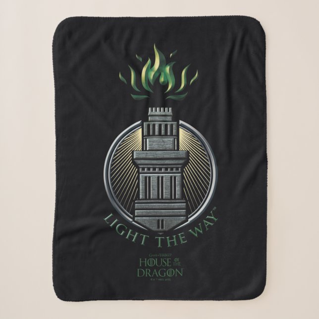 Couverture Sherpa MAISON DU DRAGON | House Hightower Sigil (Devant)
