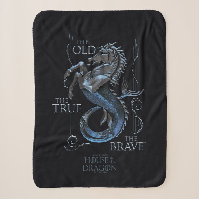 Couverture Sherpa MAISON DU DRAGON | Maison Velaryon Sigil (Devant)
