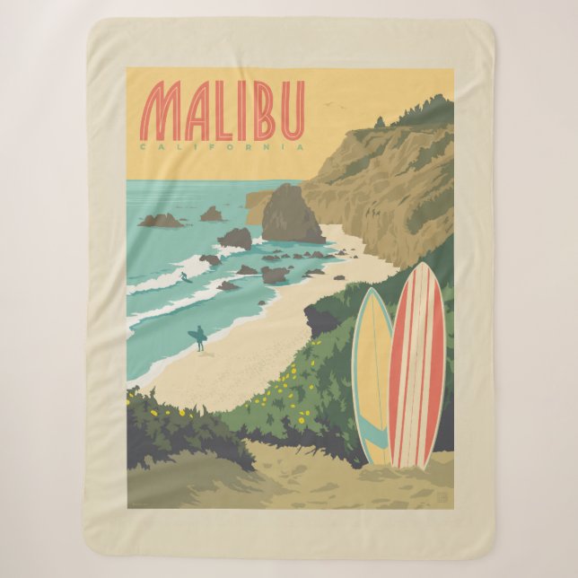 Couverture Sherpa Malibu, Californie (Devant)