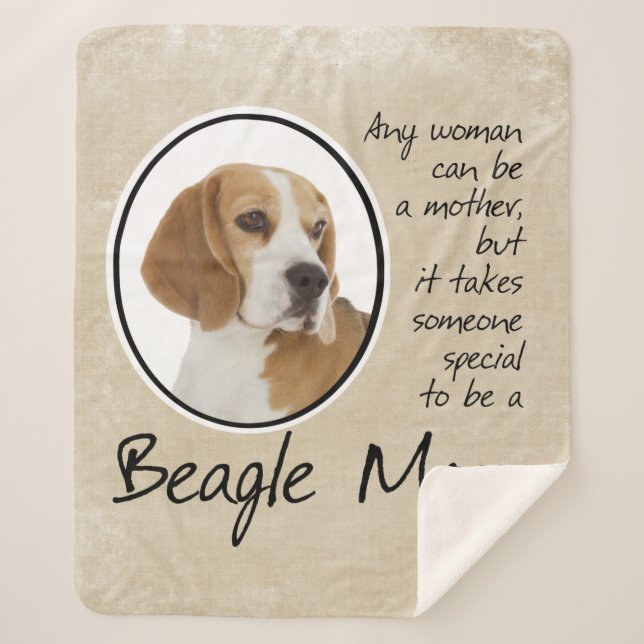Couverture Sherpa Maman beagle (Devant)