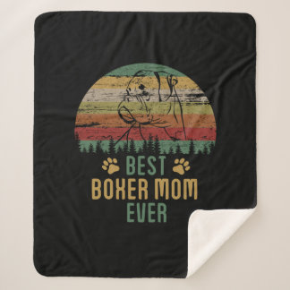 Couverture Sherpa Maman de boxer