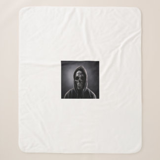 Couverture Sherpa Manta de forro polar, santa muerte, la santa