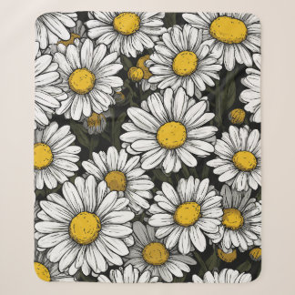 Couverture Sherpa Marguerites Style Comic