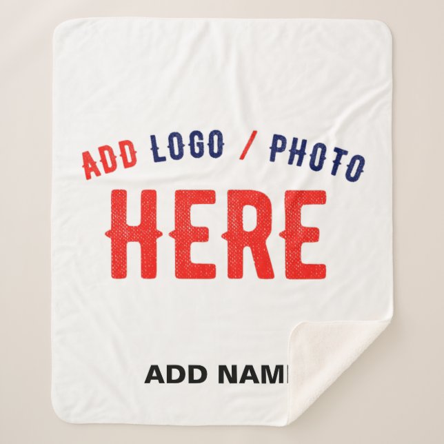 COUVERTURE SHERPA MARQUE BLANCHE MODERNE ET PERSONNALISABLE VÉRIFIÉE (Devant)