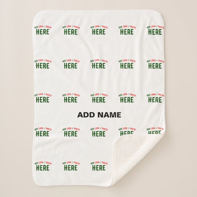 COUVERTURE SHERPA MARQUE BLANCHE MODERNE ET PERSONNALISABLE VÉRIFIÉE (Devant)