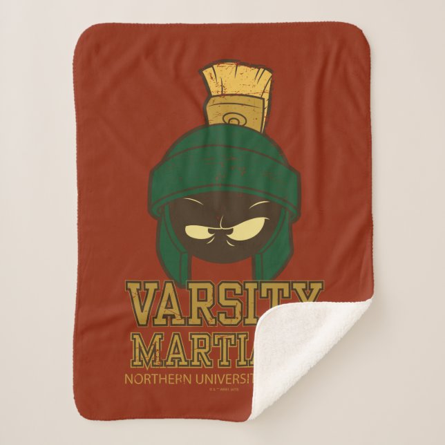 Couverture Sherpa MARVIN MARTIAN™ Varsity Collegiate Graphic (Devant)