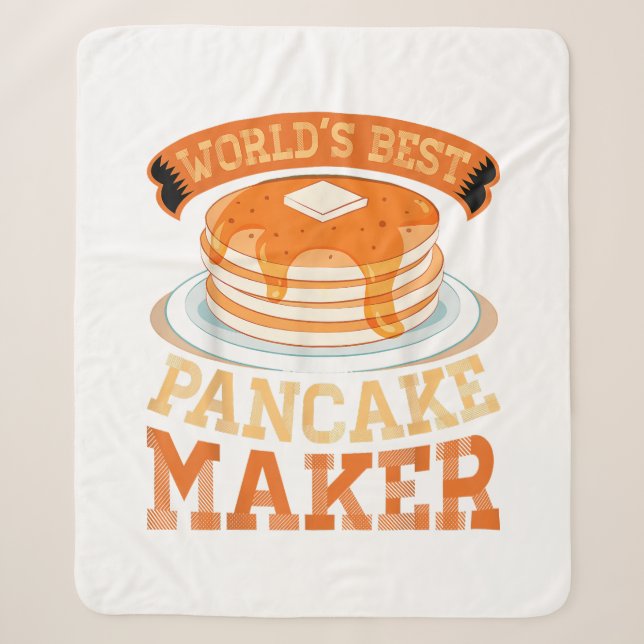 Couverture Sherpa Meilleur créateur de crêpes du monde - Drôle créat (Devant)