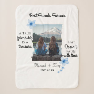 Couverture Sherpa Meilleurs amis pour une photo personnalisée