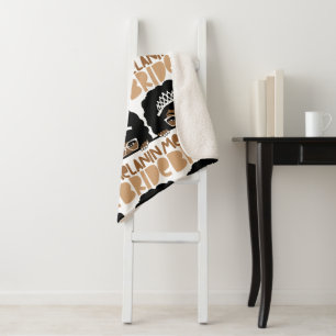 Couverture Sherpa Melanin Bride